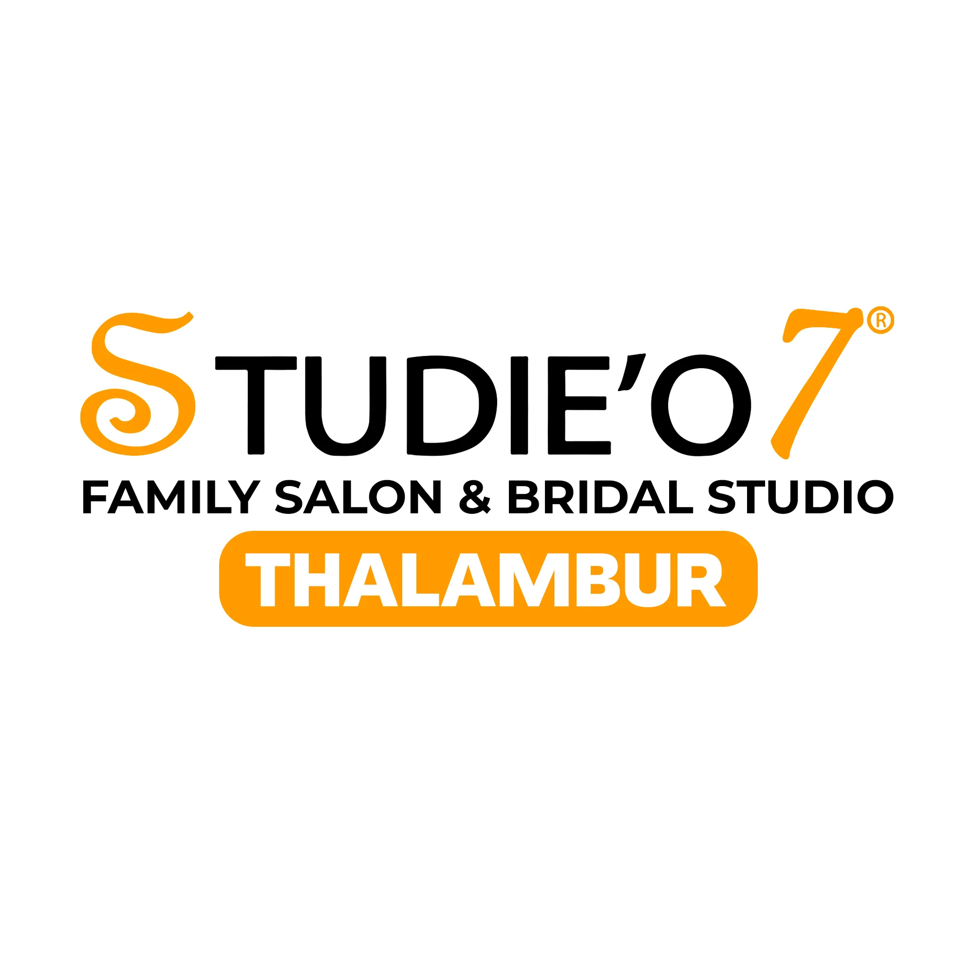 Studieo7 Thalambur Family Salon and Bridal Studio Logo