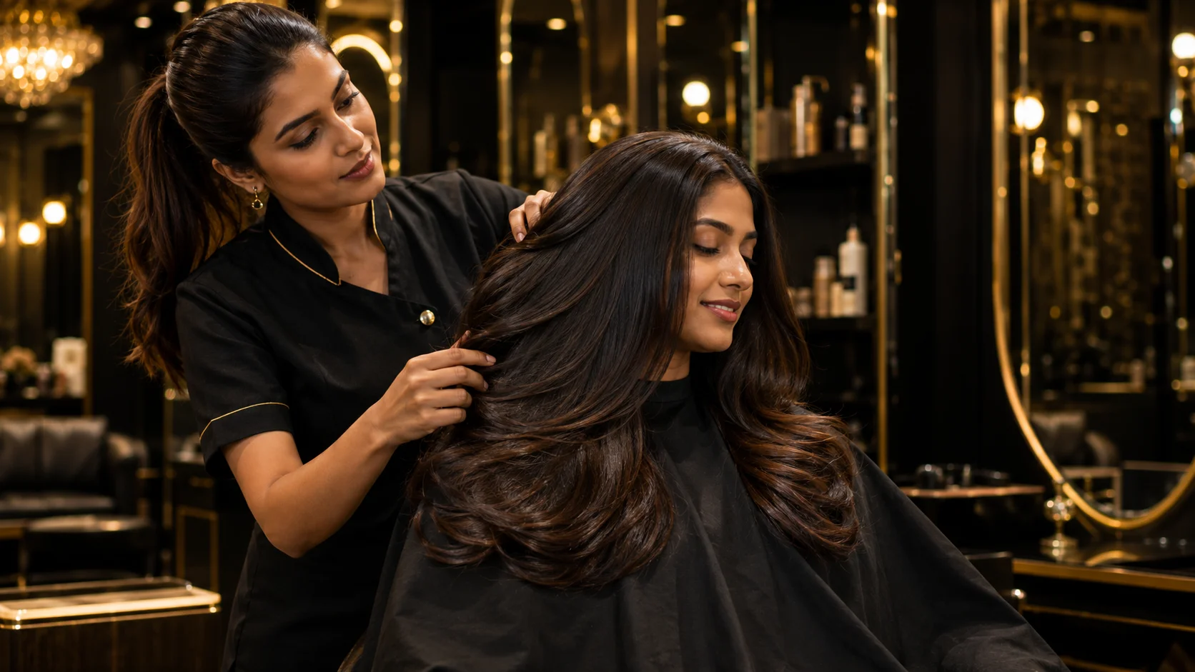 Botox hair treatment at Studieo7 Thalambur