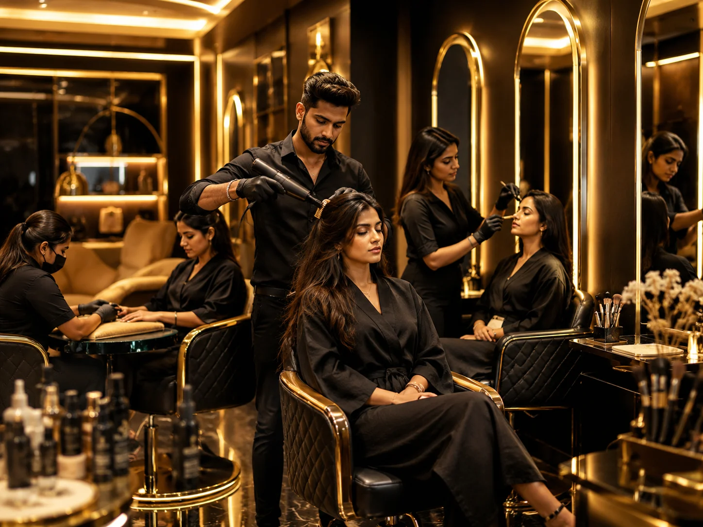 Premium salon services at Studieo7 Thalambur